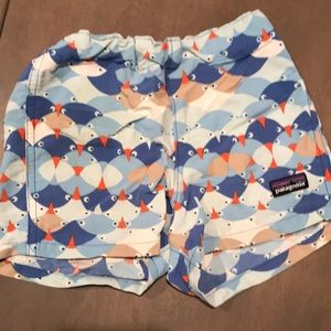 Patagonia swim shorts size 2T